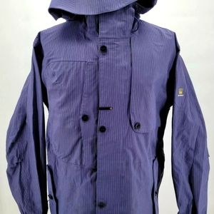 Burton RONIN Snowboard Jacket Coat Mens Size 1XL Purple Plaid